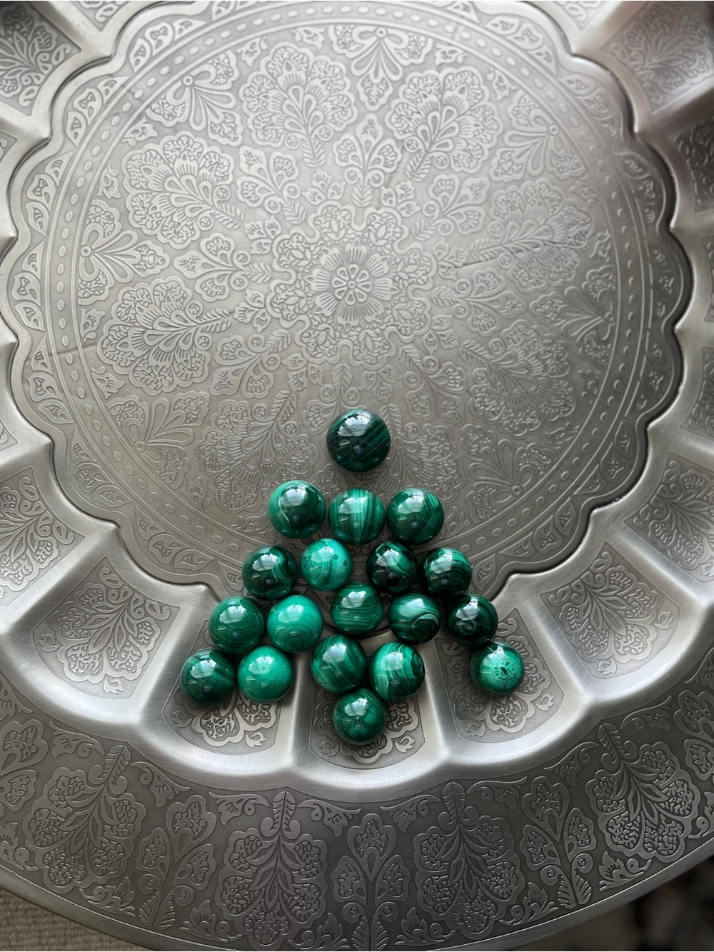 Malachite sphere - Picture 5 of 5